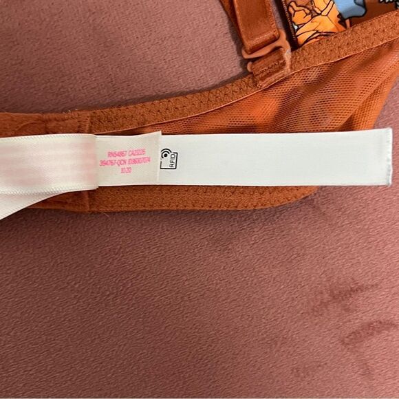 NWOT Victoria’s Secret PINK Wear Everywhere SUPER Push-Up Bra 34C 70’s Vibe - Picture 6 of 7